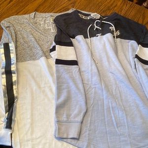 2 long sleeve tops